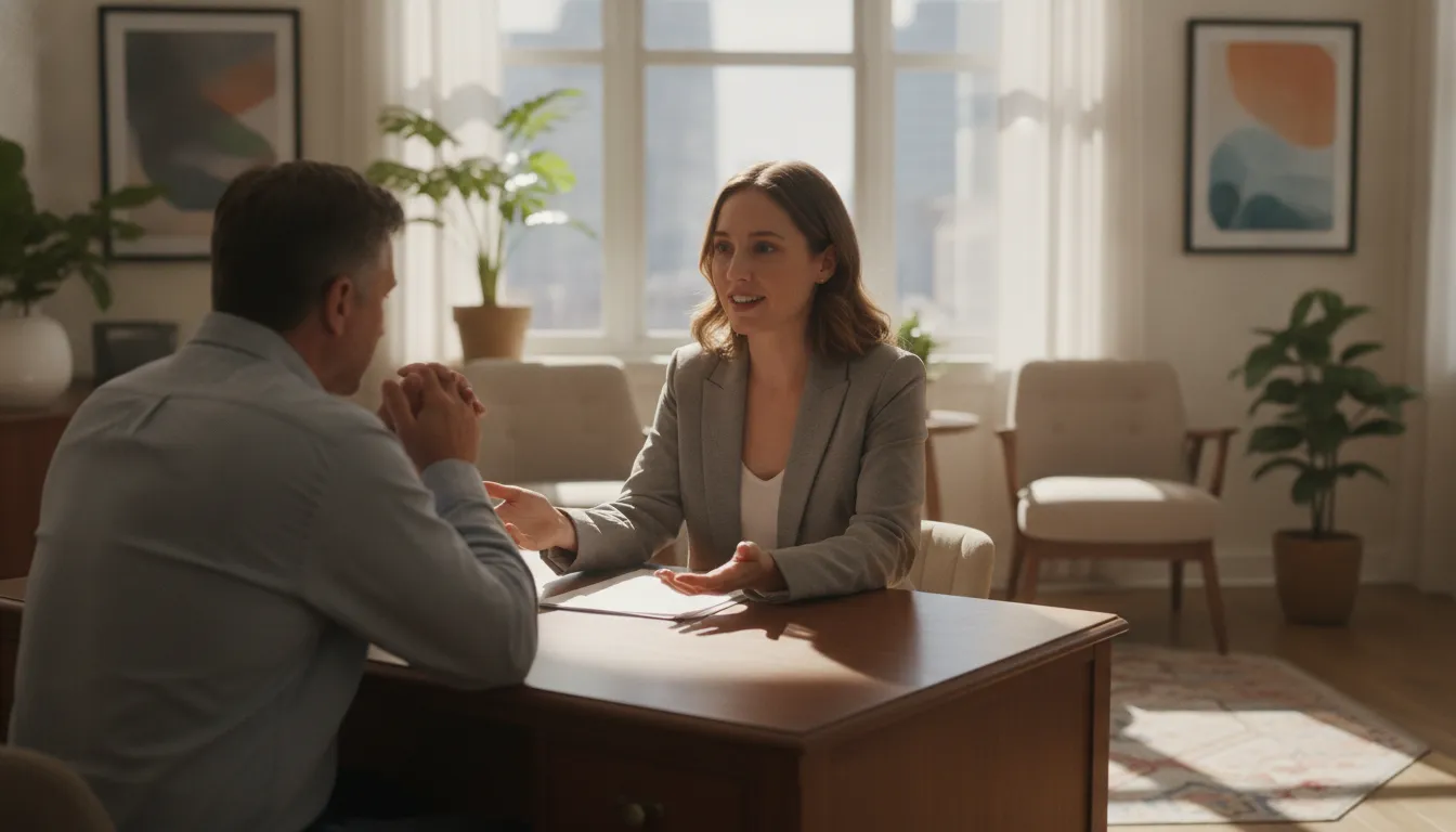 California family speaking with a bail bond agent about release options
